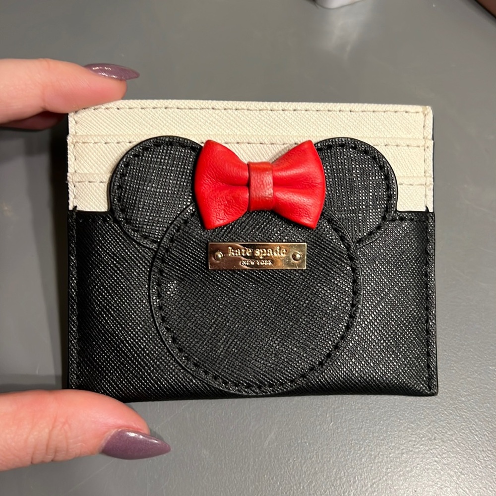 Kate spade Disney  Minnie Mouse card holder